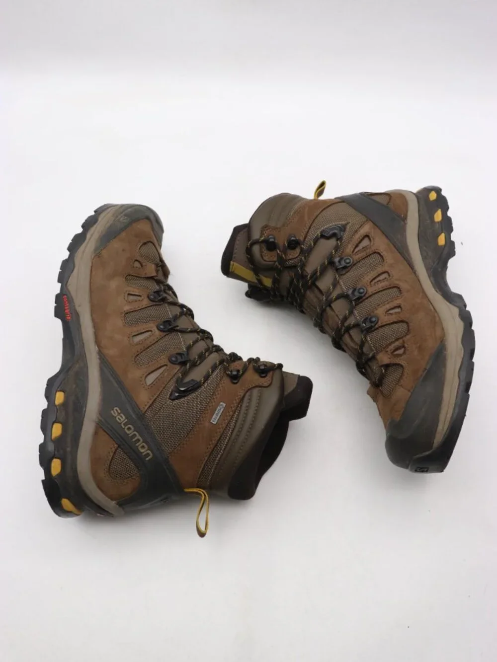 Salomon Quest 4D GTX Hiking Boots Men's 9.5 Brown Waterproof Gore-Tex Trail Boot